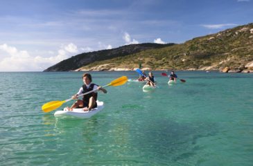 Sea kayaking, Lizard Island 
Photo Credit: Anson Smart - Tourism Australia
