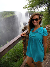 Tess at Victoria Falls 