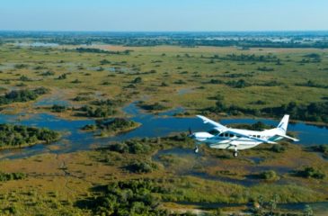Flying over the Okavango Delta 
Photo Credit: Mike Myers - Wilderness Safaris