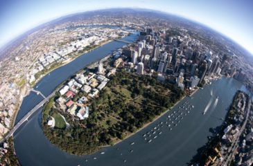 Aerial view of Brisbane 
Photo Credit: Brisbane marketing