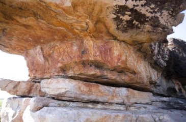 Rock art on Mt Borradaile, Arnhemland 
Photo Credit: James Fisher - Tourism Australia
