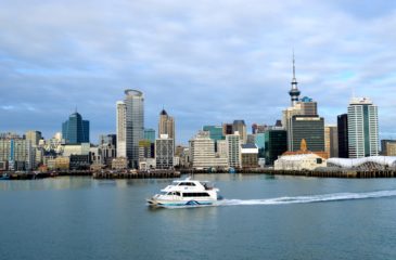 Ferry in Auckland Harbour 
Photo Credit: Esplanade Travel