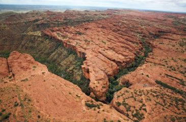 Aerial view of Kings Canyon 
Photo Credit: Tourism Australia