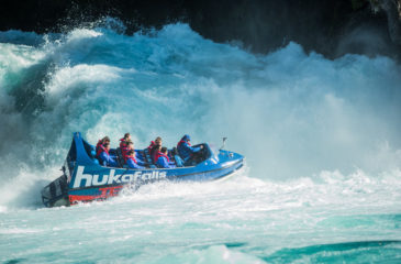 Huka Falls Jet, Taupo 
Photo Credit: Ngai Tahu Tourism