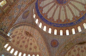 Blue Mosque ceiling 
Photo Credit: Esplanade Travel