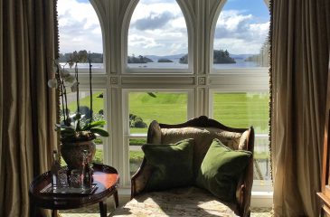 View from one of the bedrooms at Ashford Castle, Cong // Esplanade Travel 