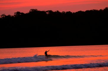 Surfing is  a favorite activity in Panama, mostly off the southern coast // Photo Credit to Panama Tourism Authority