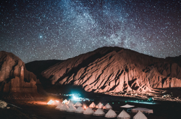 Starry night in the Atacama Desert